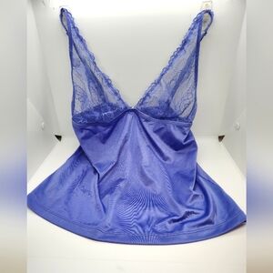 Calvin Klein purple lace camisole M